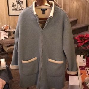 Denim & Co. super soft Sherpa jacket. Like new